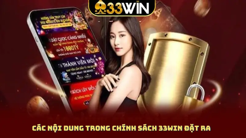 Các nội dung trong chính sách 33win đặt ra